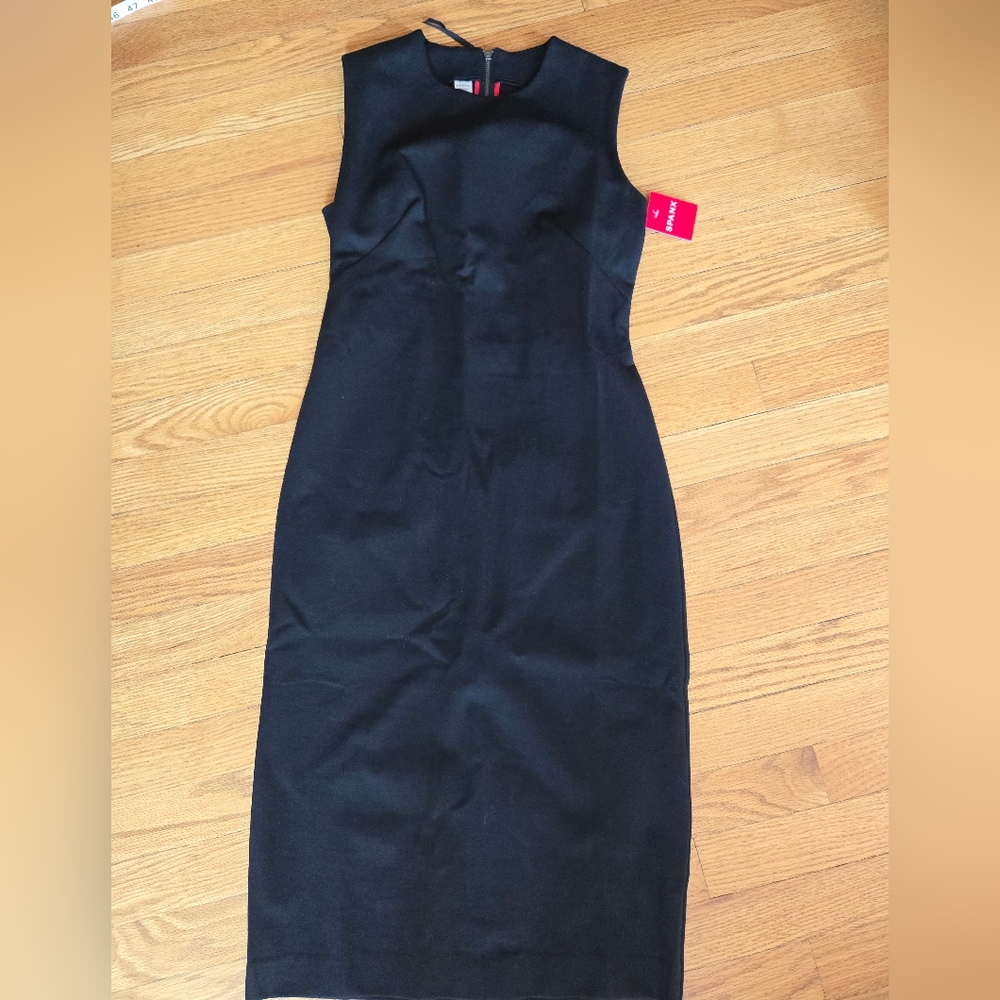 Spanx Elegant Black Sleeveless Dress XS